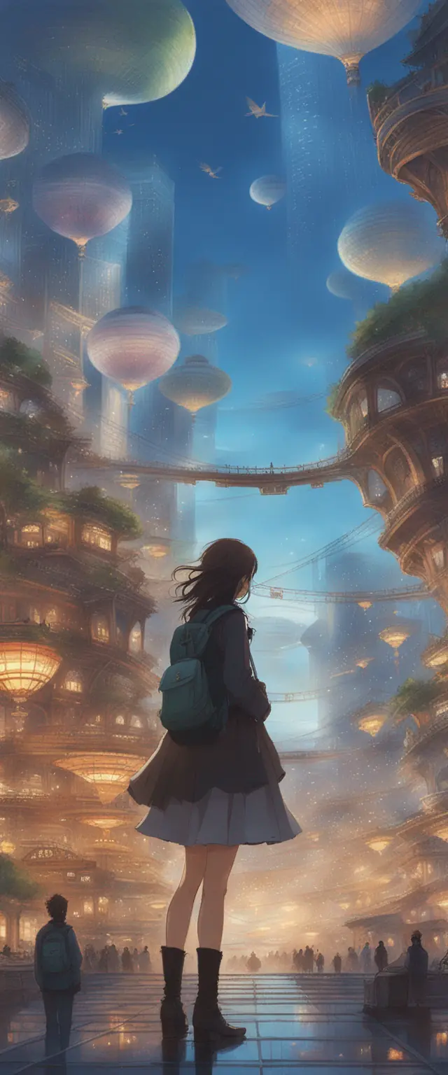 an illustration of a girl