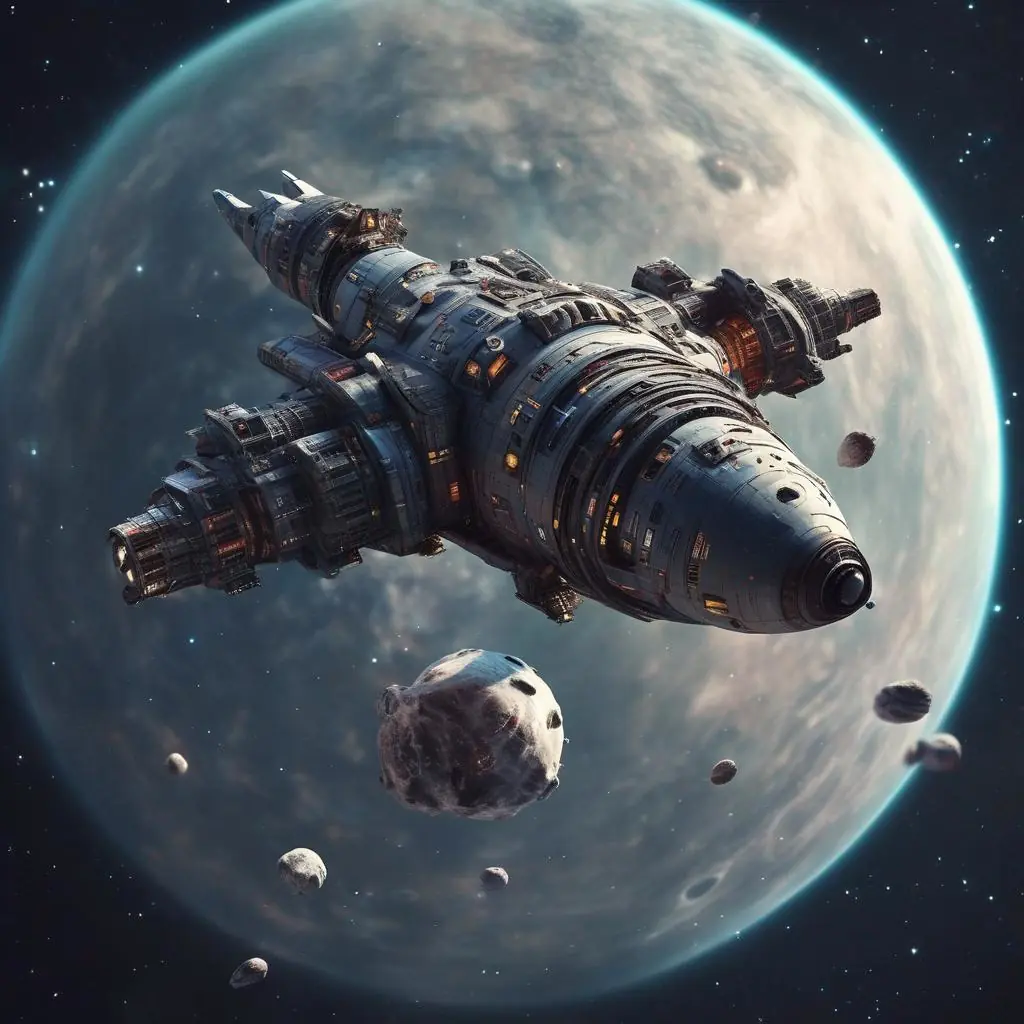 an image of a spaceship