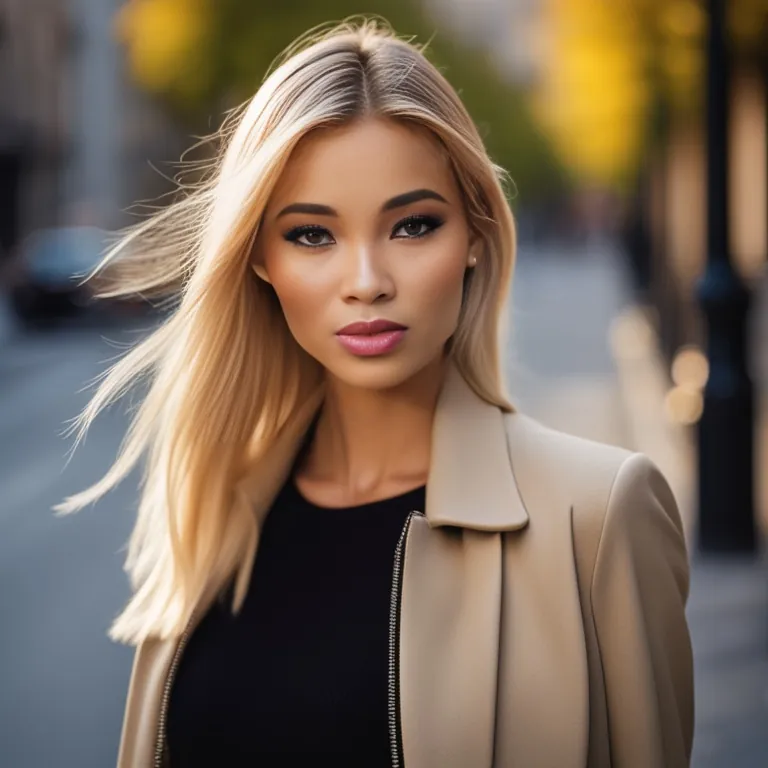 a pretty lady