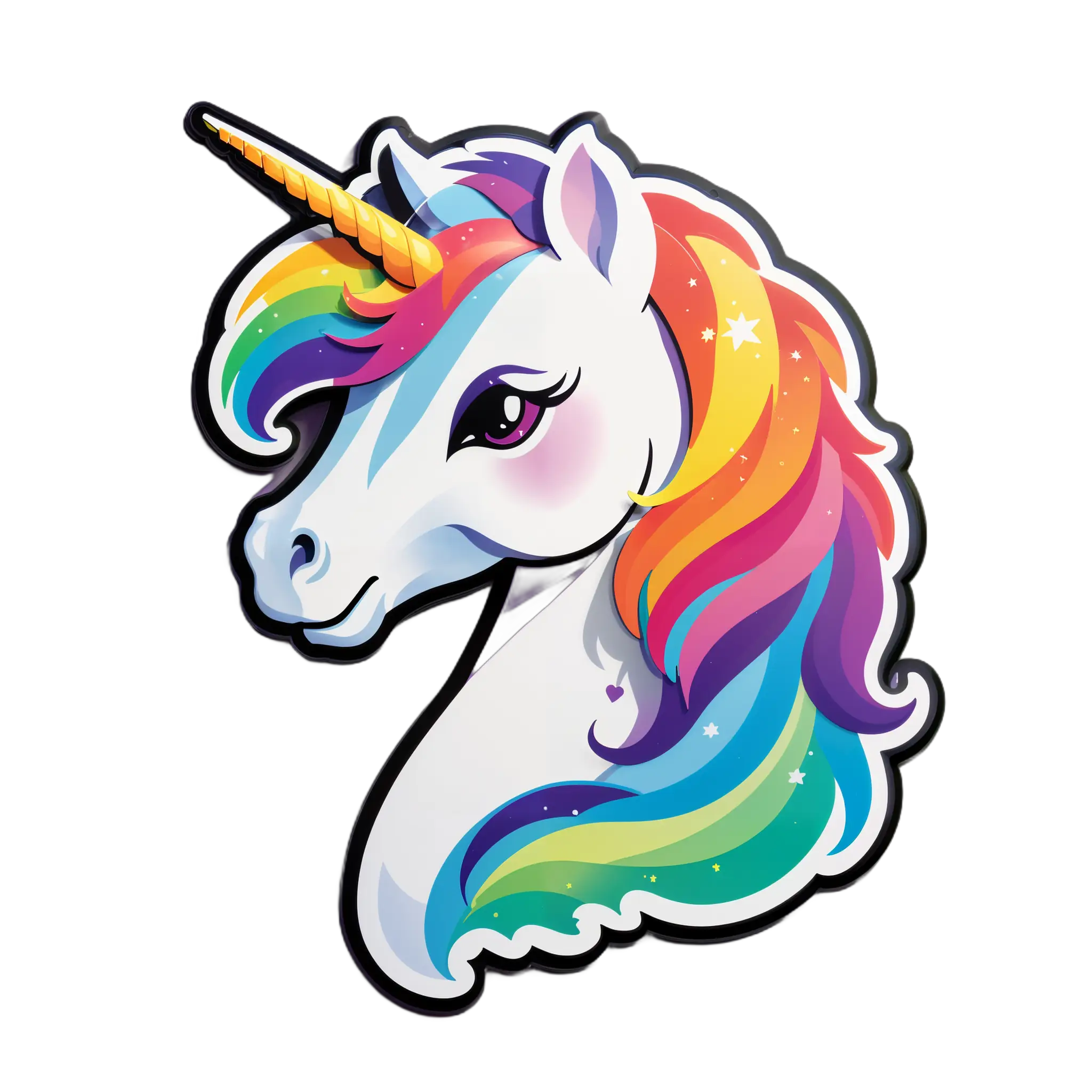 an image of a rainbow unicorn